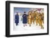 Wall Mural of Kim Il Sung, Pyongyang, Democratic People's Republic of Korea, N. Korea-Gavin Hellier-Framed Photographic Print