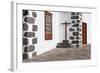 Wall of a House with Window and Front Door in the Pedestrian Area of the Old Town of Los Llanos-Gerhard Wild-Framed Photographic Print