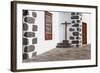 Wall of a House with Window and Front Door in the Pedestrian Area of the Old Town of Los Llanos-Gerhard Wild-Framed Photographic Print