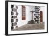 Wall of a House with Window and Front Door in the Pedestrian Area of the Old Town of Los Llanos-Gerhard Wild-Framed Photographic Print