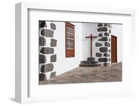 Wall of a House with Window and Front Door in the Pedestrian Area of the Old Town of Los Llanos-Gerhard Wild-Framed Photographic Print