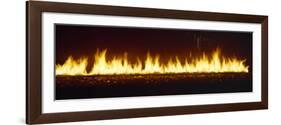 Wall of Flames, Dubai, United Arab Emirates-null-Framed Premium Photographic Print