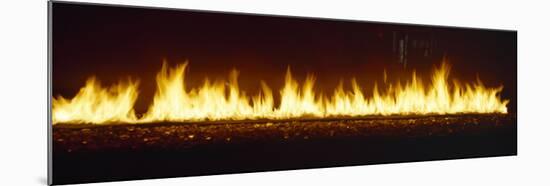 Wall of Flames, Dubai, United Arab Emirates-null-Mounted Premium Photographic Print