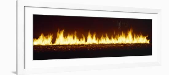 Wall of Flames, Dubai, United Arab Emirates-null-Framed Photographic Print