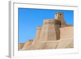 Wall of Itchan Kala (Ichon Qala) - Khiva (Chiva, Heva, Xiva, Chiwa, Khiveh) - Xorazm Province - Uzb-Daniel Prudek-Framed Photographic Print