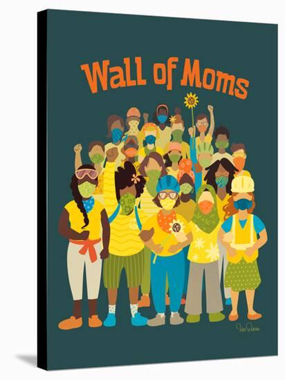 Wall of Moms-Kris Duran-Stretched Canvas