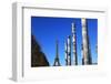 Wall of Peace and Eiffel Tower, Paris, France, Europe-Hans-Peter Merten-Framed Photographic Print