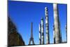 Wall of Peace and Eiffel Tower, Paris, France, Europe-Hans-Peter Merten-Mounted Photographic Print