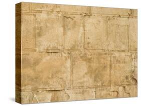 Wall of Temple Mount, Old City, Jerusalem, Israel-null-Stretched Canvas