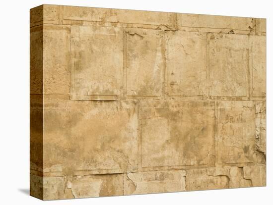 Wall of Temple Mount, Old City, Jerusalem, Israel-null-Stretched Canvas