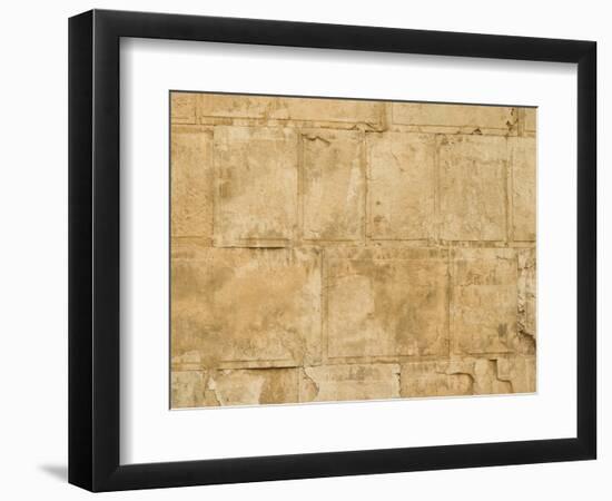 Wall of Temple Mount, Old City, Jerusalem, Israel-null-Framed Photographic Print