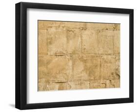 Wall of Temple Mount, Old City, Jerusalem, Israel-null-Framed Photographic Print