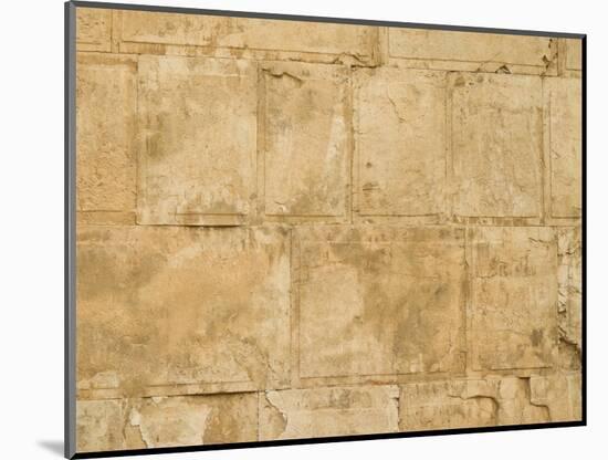 Wall of Temple Mount, Old City, Jerusalem, Israel-null-Mounted Photographic Print