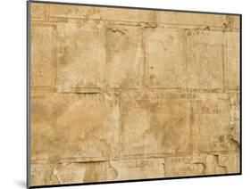 Wall of Temple Mount, Old City, Jerusalem, Israel-null-Mounted Photographic Print