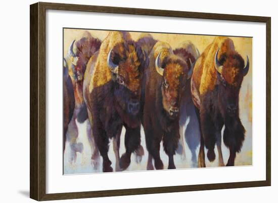 Wall of Thunder-Julie Chapman-Framed Art Print