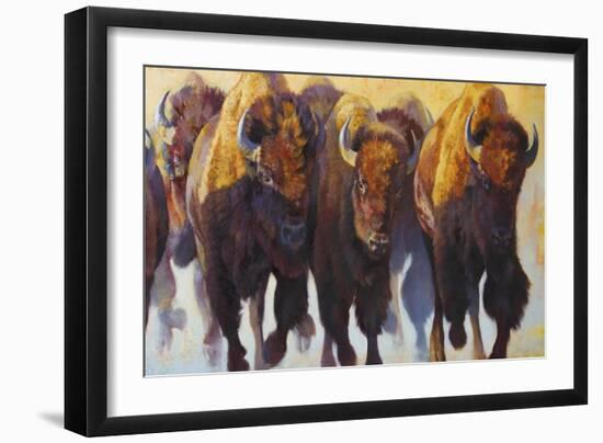 Wall of Thunder-Julie Chapman-Framed Art Print