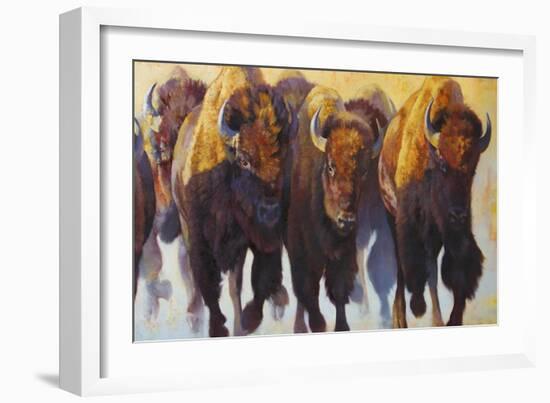 Wall of Thunder-Julie Chapman-Framed Art Print