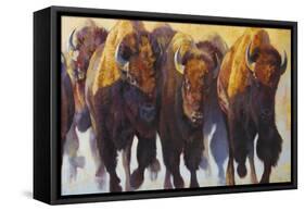 Wall of Thunder-Julie Chapman-Framed Stretched Canvas