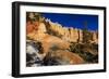 Wall of Windows Lit by Early Morning Sun-Eleanor Scriven-Framed Photographic Print