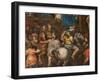 Wall opposite the Counterfacade of the South Transept, Giuseppe Campi, Triumph of Mordecai 1567, De-Giulio Campi-Framed Giclee Print