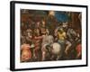 Wall opposite the Counterfacade of the South Transept, Giuseppe Campi, Triumph of Mordecai 1567, De-Giulio Campi-Framed Giclee Print