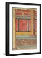 Wall painting from a Villa at Boscoreale, c.50–40 B.C.-Roman Republican Period-Framed Giclee Print