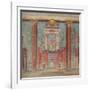 Wall painting from the cubiculum of a villa at Boscoreale, c.50-40 B.C-Roman Republican Period-Framed Giclee Print