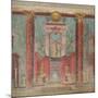 Wall painting from the cubiculum of a villa at Boscoreale, c.50-40 B.C-Roman Republican Period-Mounted Giclee Print