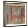 Wall painting from the cubiculum of a villa at Boscoreale, c.50-40 B.C-Roman Republican Period-Framed Giclee Print