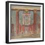 Wall painting from the cubiculum of a villa at Boscoreale, c.50-40 B.C-Roman Republican Period-Framed Giclee Print