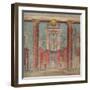 Wall painting from the cubiculum of a villa at Boscoreale, c.50-40 B.C-Roman Republican Period-Framed Premium Giclee Print