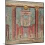 Wall painting from the cubiculum of a villa at Boscoreale, c.50-40 B.C-Roman Republican Period-Mounted Premium Giclee Print