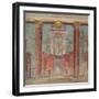 Wall painting from the cubiculum of a villa at Boscoreale, c.50-40 B.C-Roman Republican Period-Framed Giclee Print