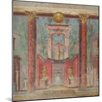 Wall painting from the cubiculum of a villa at Boscoreale, c.50-40 B.C-Roman Republican Period-Mounted Giclee Print