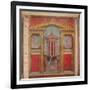 Wall painting from the cubiculum of a villa at Boscoreale, c.50-40 B.C-Roman Republican Period-Framed Giclee Print