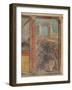 Wall painting from the cubiculum of a villa at Boscoreale, c.50-40 B.C-Roman Republican Period-Framed Giclee Print