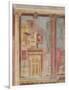 Wall painting from the cubiculum of a villa at Boscoreale, c.50-40 B.C-Roman Republican Period-Framed Giclee Print