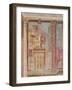 Wall painting from the cubiculum of a villa at Boscoreale, c.50-40 B.C-Roman Republican Period-Framed Giclee Print