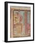 Wall painting from the cubiculum of a villa at Boscoreale, c.50-40 B.C-Roman Republican Period-Framed Giclee Print