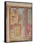 Wall painting from the cubiculum of a villa at Boscoreale, c.50-40 B.C-Roman Republican Period-Framed Stretched Canvas