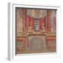 Wall painting from the cubiculum of a villa at Boscoreale, c.50-40 B.C-Roman Republican Period-Framed Giclee Print