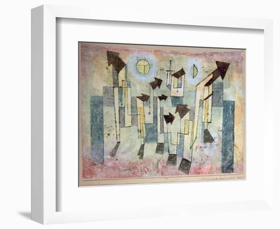 Wall Painting from the Temple of Longing Thither, 1922-Paul Klee-Framed Giclee Print