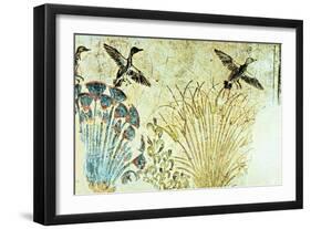 Wall Painting from the Tomb of Akhenaten, Ancient Egyptian, 18th Dynasty, C1375 Bc-null-Framed Giclee Print