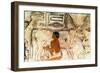 Wall Painting from the Tomb of Methethi, Saqqara, Ancient Egypt, Old Kingdom, C2371-2350 Bc-null-Framed Giclee Print