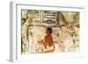 Wall Painting from the Tomb of Methethi, Saqqara, Ancient Egypt, Old Kingdom, C2371-2350 Bc-null-Framed Giclee Print