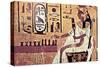 Wall Painting from the Tomb of Nefertari, Thebes, Ancient Egypt, 19th Dynasty, 13th Century Bc-null-Stretched Canvas