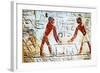 Wall Painting from the Tomb of Ti, Saqqara, Ancient Egypt, Early 5th Dynasty, C2498-2450 Bc-null-Framed Giclee Print