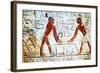 Wall Painting from the Tomb of Ti, Saqqara, Ancient Egypt, Early 5th Dynasty, C2498-2450 Bc-null-Framed Giclee Print