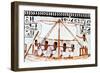Wall Painting from Tomb of Sennefer, Abydos, Ancient Egypt, 18th Dynasty, C1450 Bc-null-Framed Giclee Print