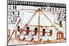 Wall Painting from Tomb of Sennefer, Abydos, Ancient Egypt, 18th Dynasty, C1450 Bc-null-Mounted Giclee Print